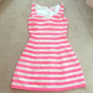 SOLD Lilly Pulitzer Striped fit and flare dress